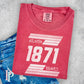Atlanta Retro Baseball Comfort Color Graphic Tee