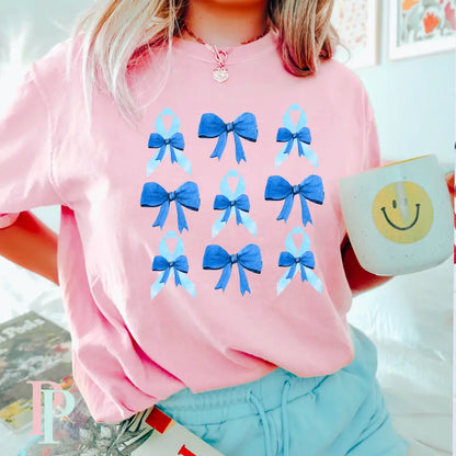 Autism Coquette Comfort Color Graphic Tee