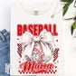 Baseball Mama Disco Ball DTF Transfer