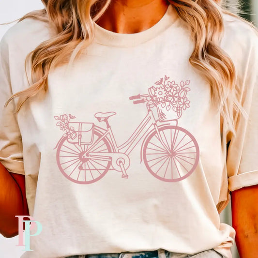 Bicycle Comfort Color Graphic Tee