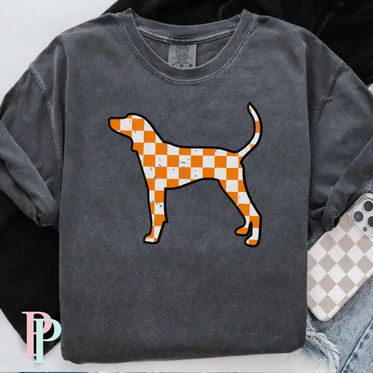 Checkered Hound Comfort Color Graphic Tee