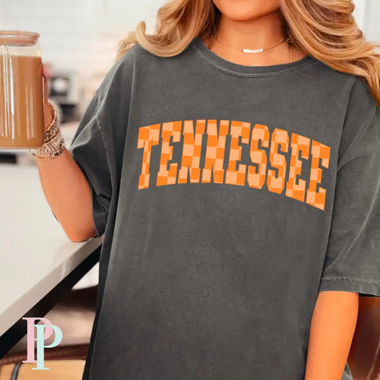 Checkered Tennessee DTF Transfer