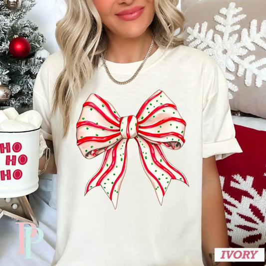Christmas Snack Bow DTF Transfer