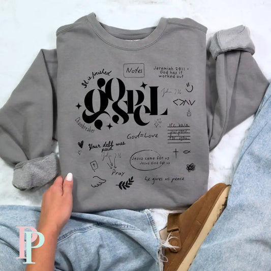 Church Notes Screen Print Transfer