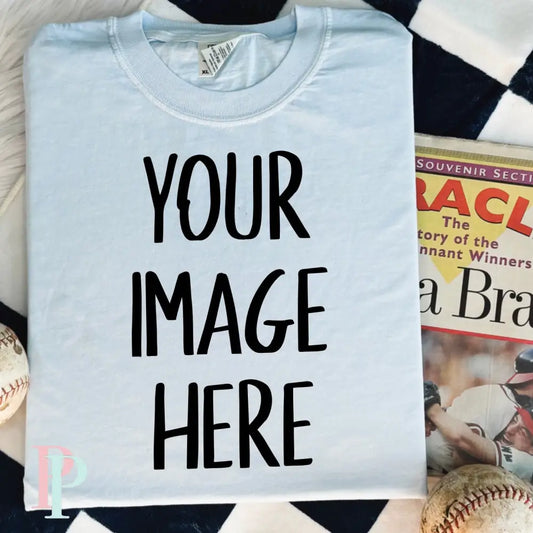 Comfort Color Chambray Mockup Baseball Digital Design Download