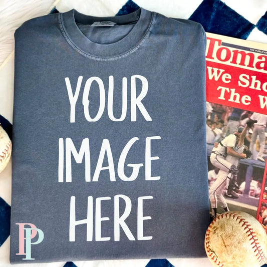 Comfort Color Denim Mockup Baseball Digital Design Download