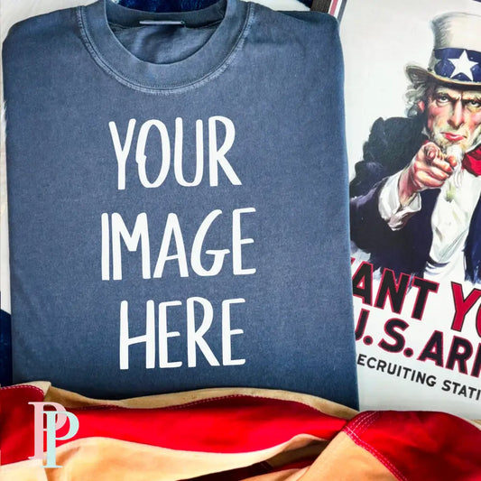 Comfort Color Denim Mockup Patriotic Digital Design Download