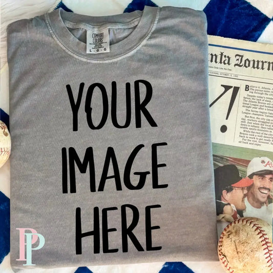 Comfort Color Grey Mockup Baseball Digital Design Download