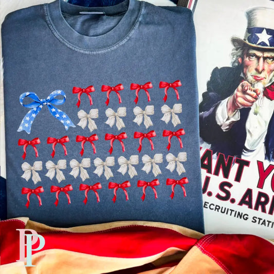 Coquette Americaan Flag DTF Transfer