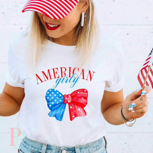 Coquette American Girlie Comfort Color Graphic Tee