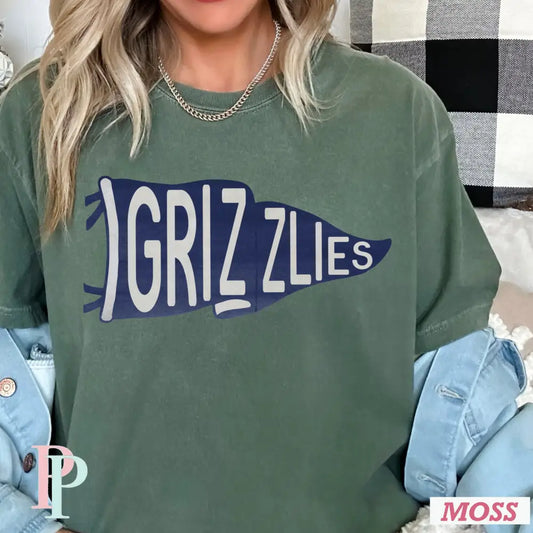 Creekview Grizzlies Flag Comfort Color Graphic Tee