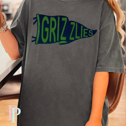 Creekview Grizzlies Flag Comfort Color Graphic Tee
