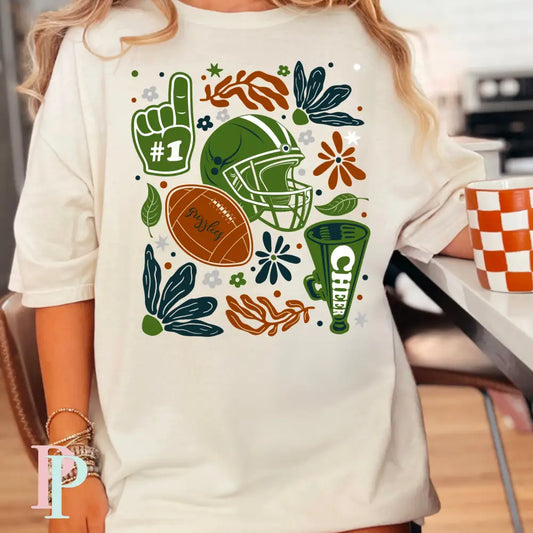 Creekview Grizzlies Retro Comfort Color Graphic Tee