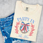 Disco Party In The USA Comfort Color Graphic Tee