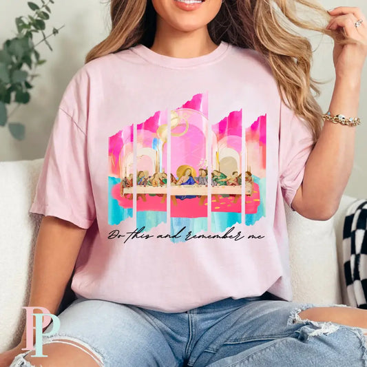 Do This And Remember Me Comfort Color Graphic Tee SMALL / BLOSSOM