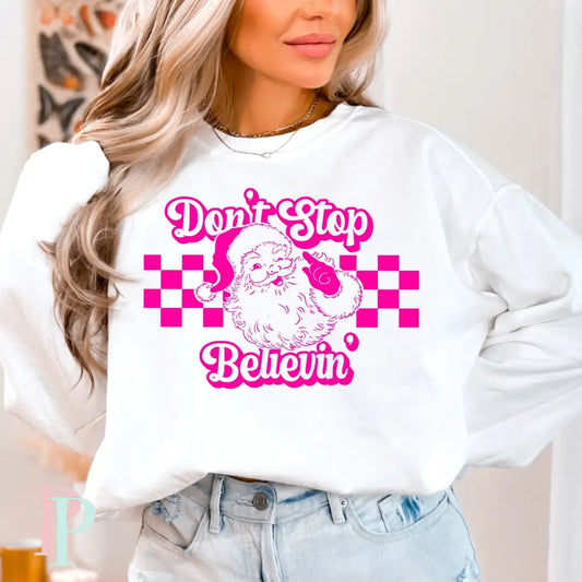 Don’t Stop Believin Screen Print Transfer
