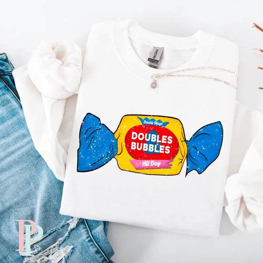Doubles & Bubbles DTF Transfer