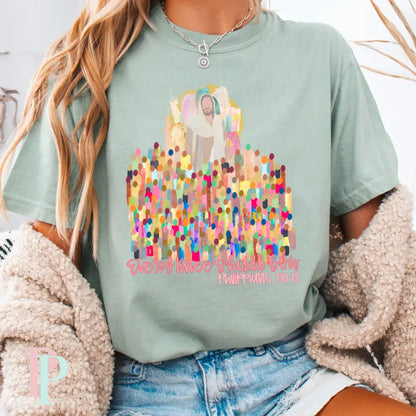 Every Knee Shall Bow Comfort Color Graphic Tee SMALL / BAY