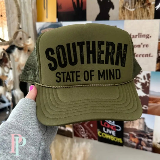 Exclusive Design Southern State Of Mind Hat DTF Transfer