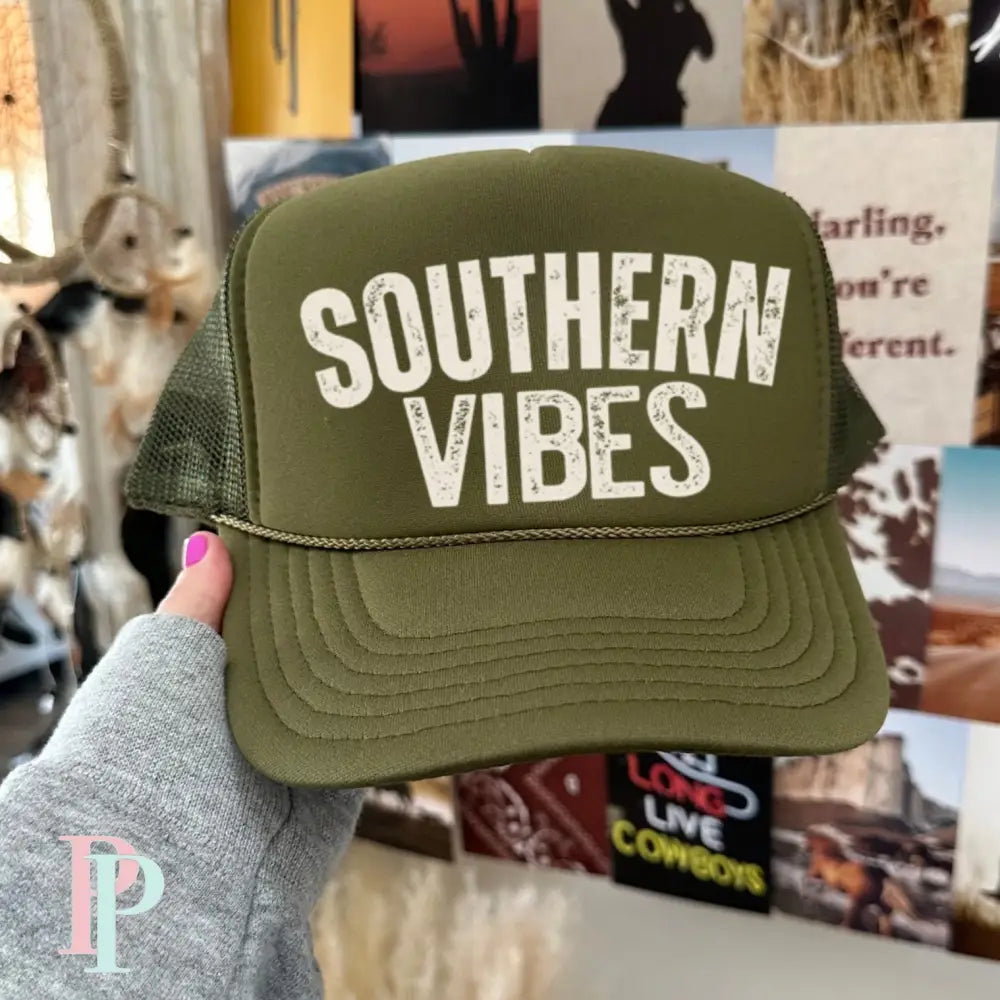Exclusive Design Southern Vibes Hat DTF Transfer