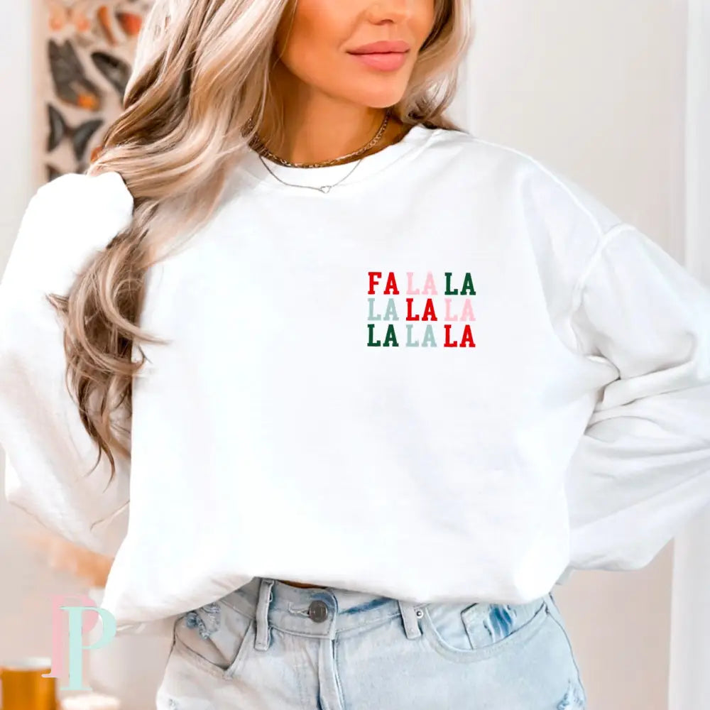 Fa La La Pocket / Hat DTF Transfer