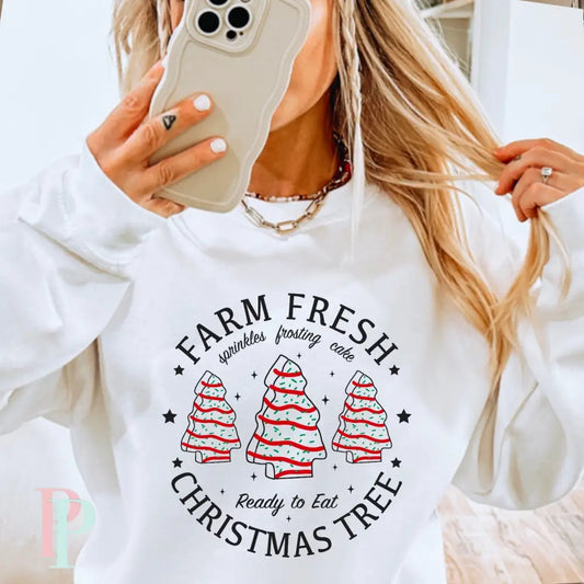 Farm Fresh Christmas Trees DTF Transfer