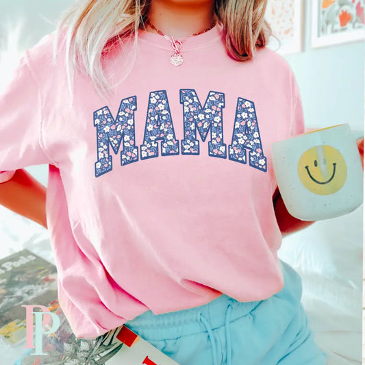 Floral Mama Comfort Color Graphic Tee