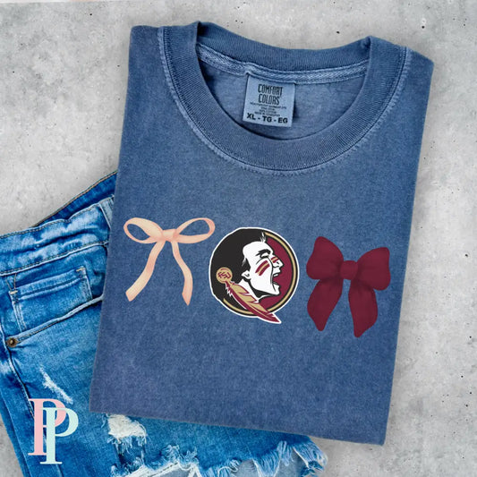 Florida State Coquette Comfort Color Graphic Tee