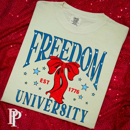 Freedom University Comfort Color Graphic Tee