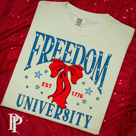 Freedom University Comfort Color Graphic Tee