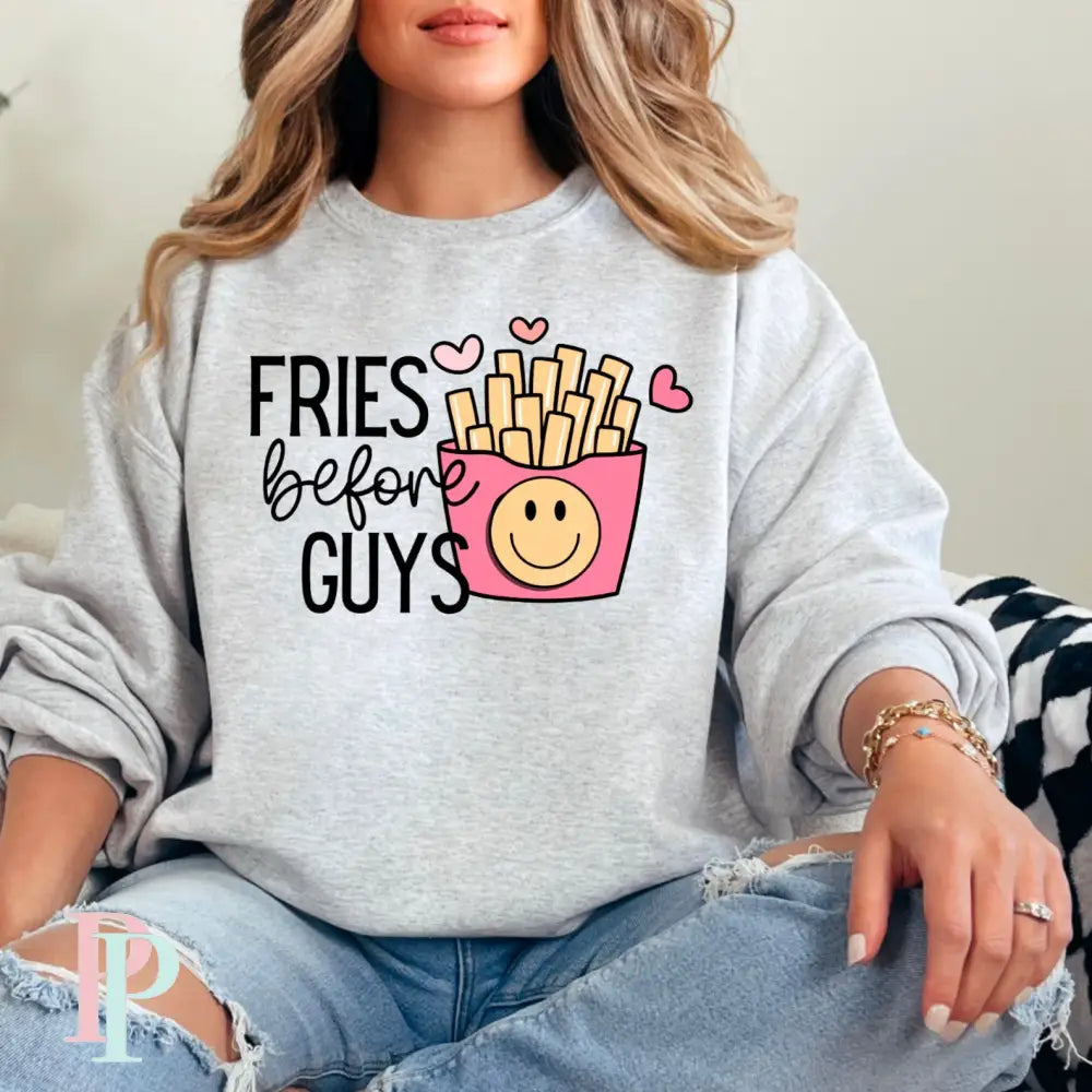Fries Before Guys Valentine’s Day DTF Transfer