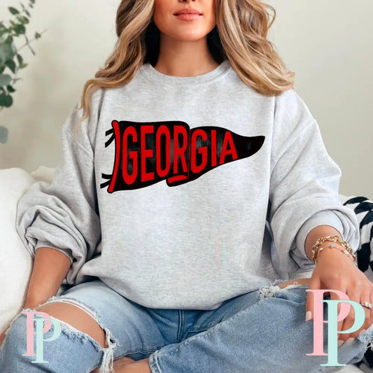 Georgia Flag Crewneck Sweatshirt