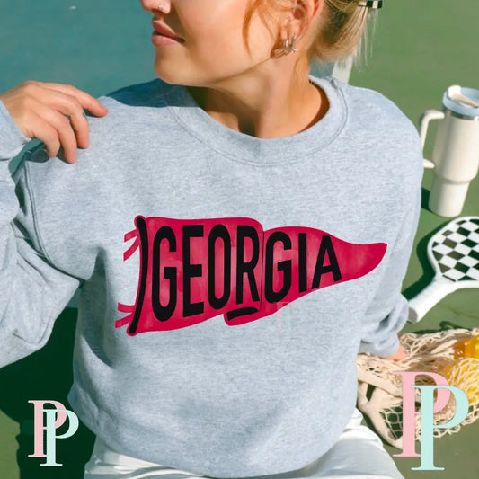 Georgia Flag Crewneck Sweatshirt