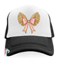 Gold Angel Wings Faux Glitter Hat DTF Transfer