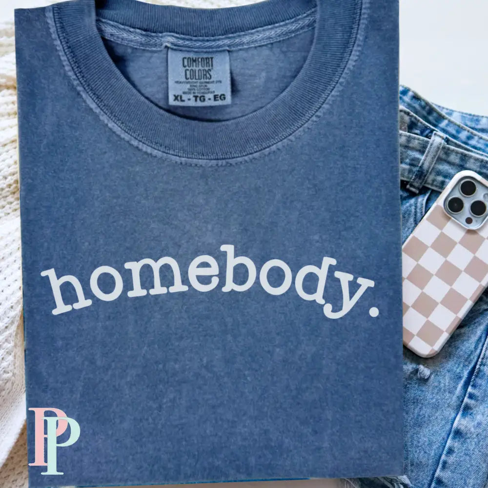 Homebody Comfort Color Graphic Tee