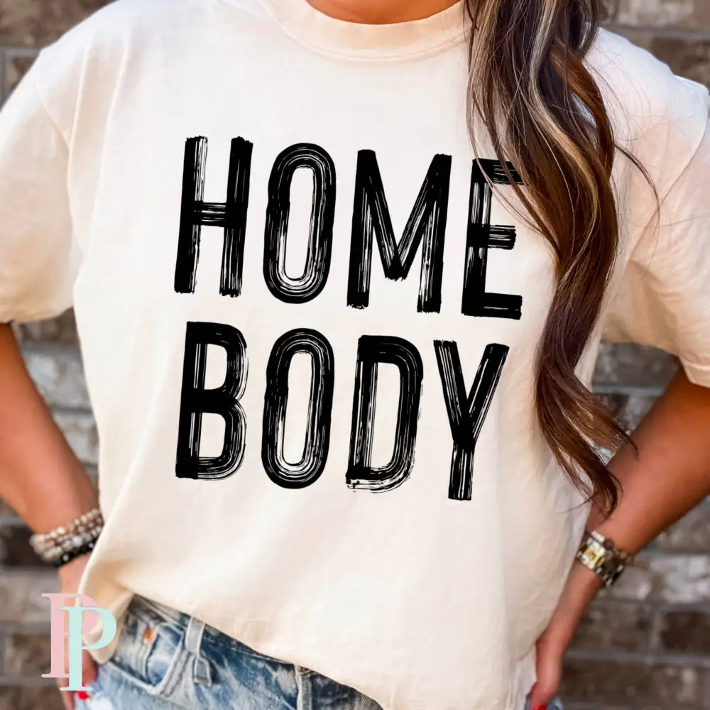 Homebody Comfort Color Graphic Tee IVORY / SMALL