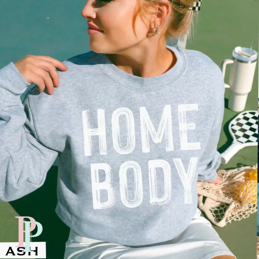 Homebody Crewneck Sweatshirt Ash / Small