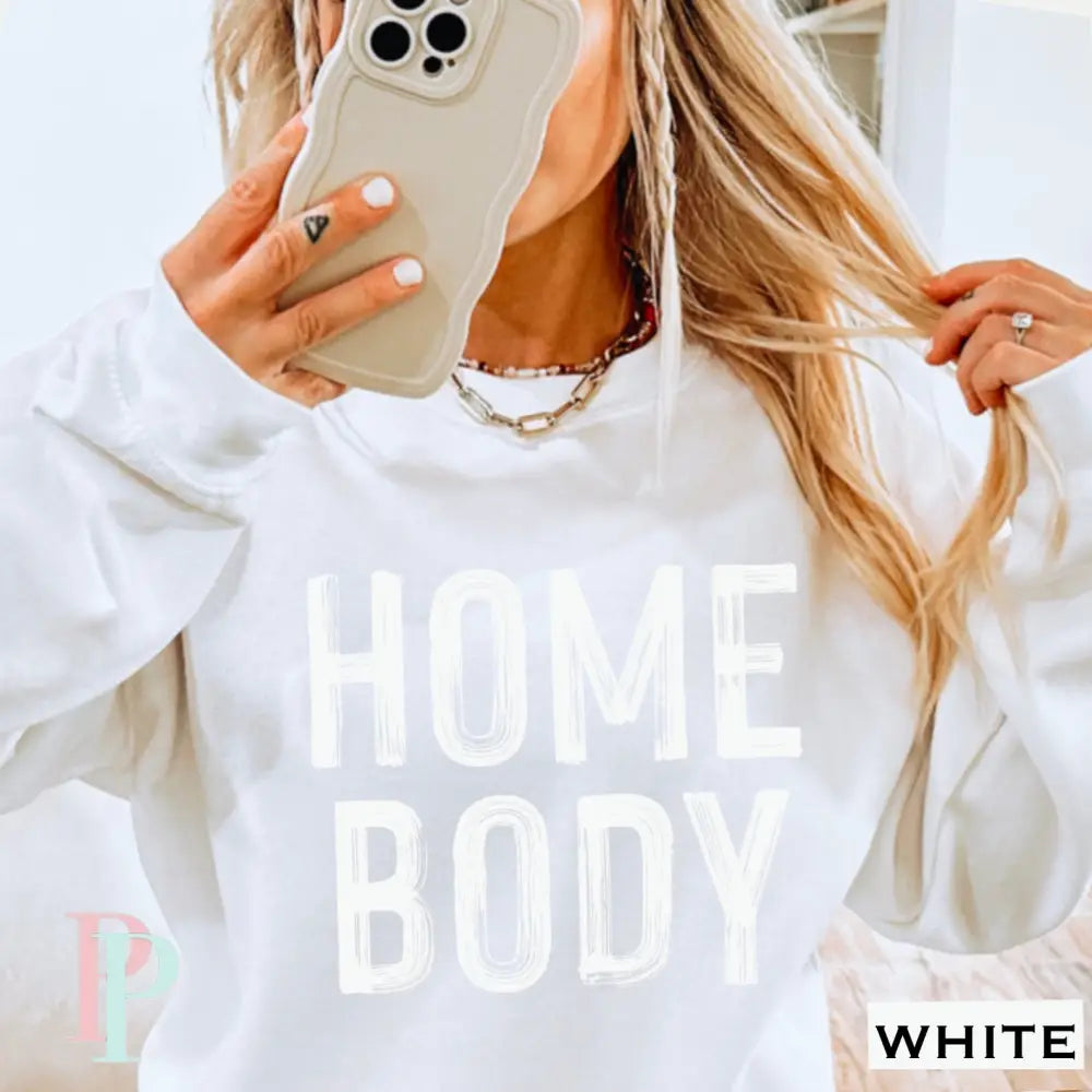 Homebody Crewneck Sweatshirt White / Small