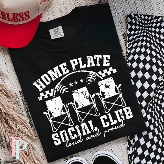 Homeplate Social Club Screen Print Transfer