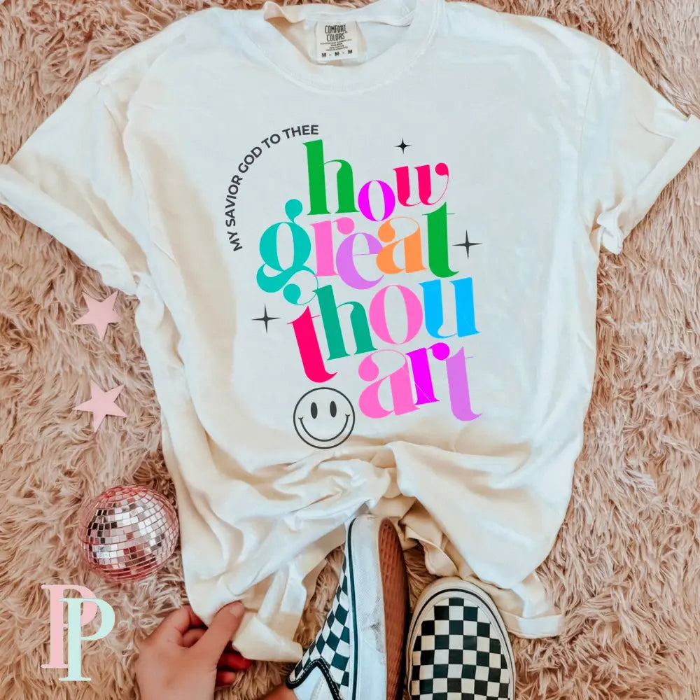 How Great Thou Art DTF Transfer