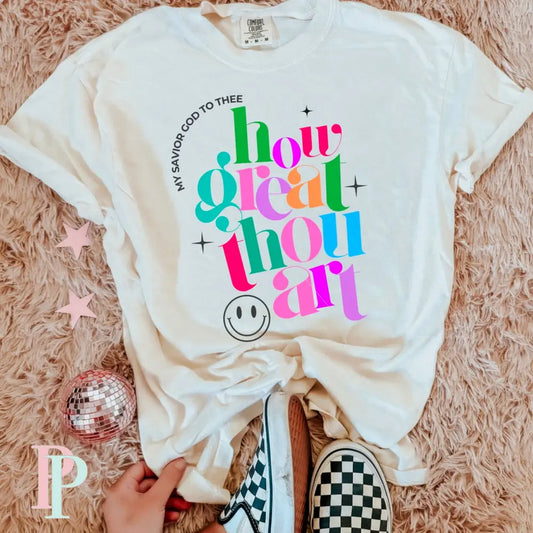 How Great Thou Art DTF Transfer