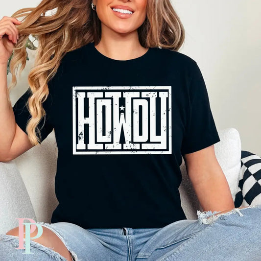 Howdy Comfort Color Graphic Tee