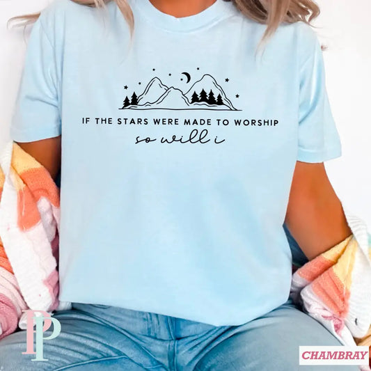 If The Stars We’re Made To Worship So Will I Screen Print Transfer