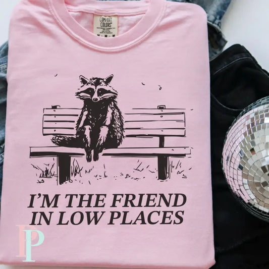 I’m The Friend In Low Places Comfort Color Graphic Tee