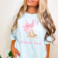 In My Bride Era Coquette Bow Comfort Color Graphic Tee