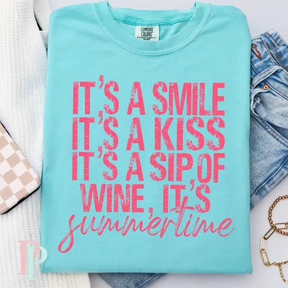 It’s Summertime Comfort Color Graphic Tee