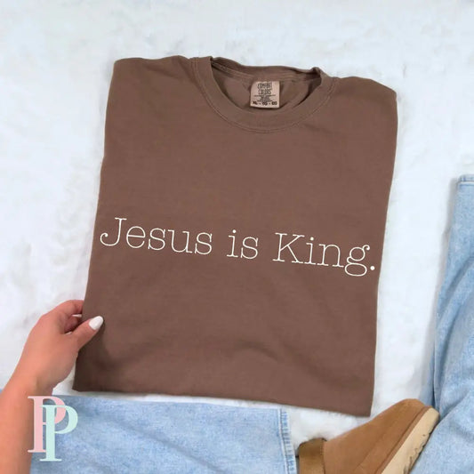 Jesus Is King Screen Print Transfer