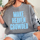 Jesus Loves You Crewneck Sweatshirt Dark Heather Gray / Small