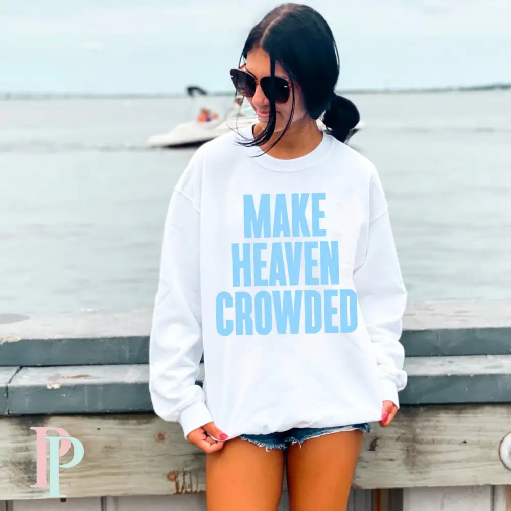 Jesus Loves You Crewneck Sweatshirt White / Small