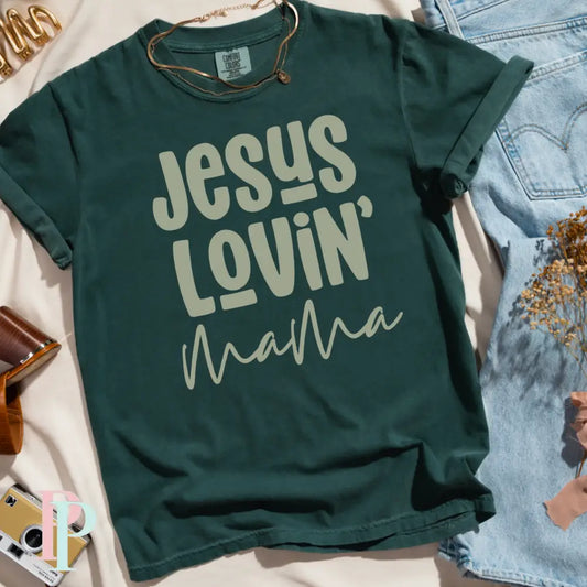 Jesus Lovin Mama Comfort Color Graphic Tee